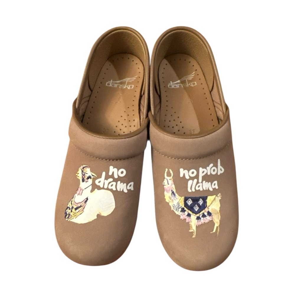 Dansko no drama no prob llama mules. Milled Nubuck Leather Size 37 Nursing